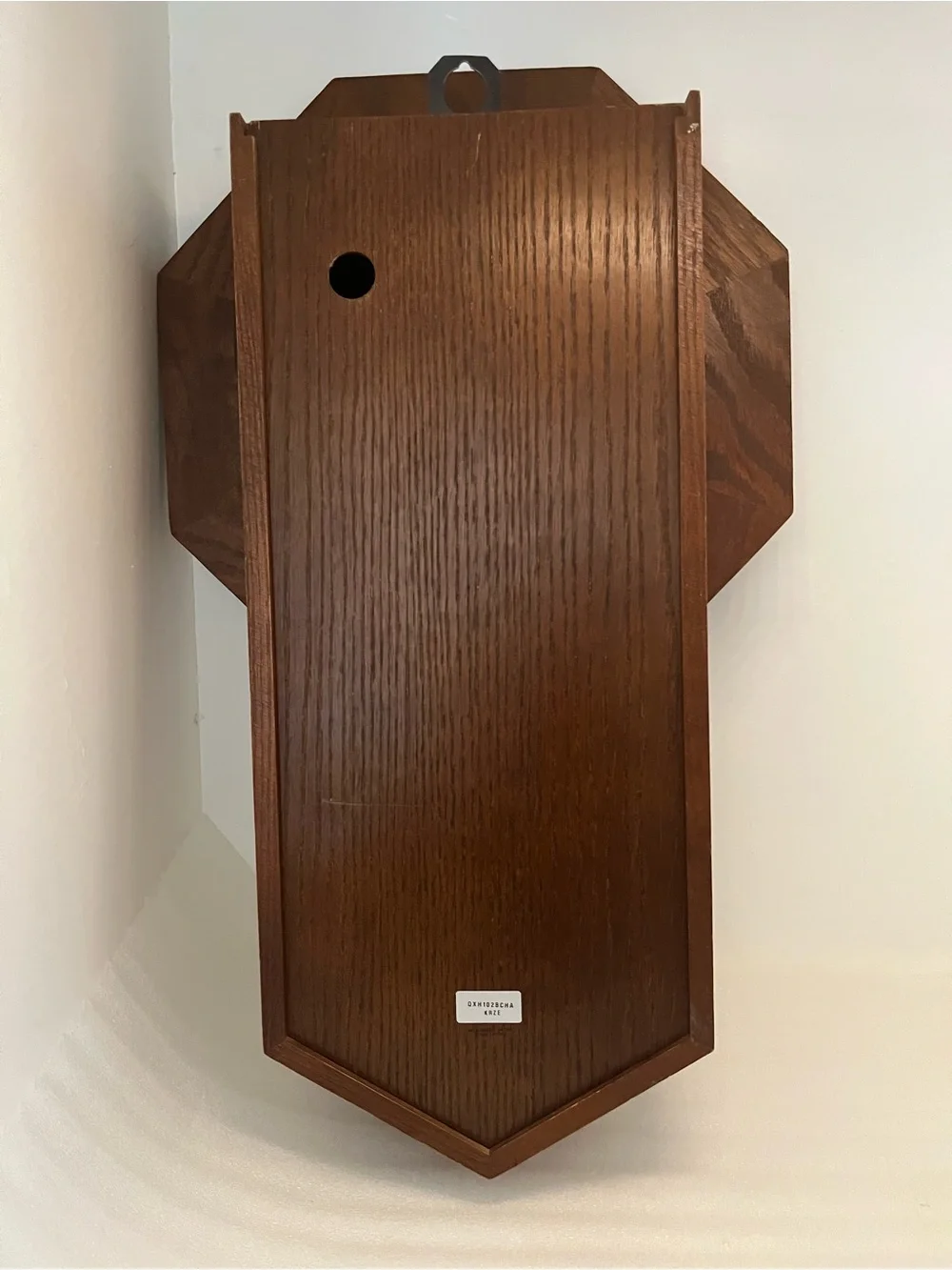 Seiko Quartz Westminster-Whittington Chime Pendulum Octagon Wood Clock WORKS*